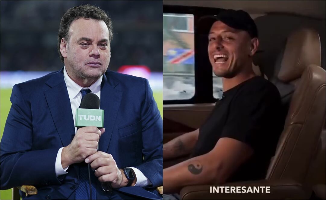 FOTO: ESPECIAL - David Faitelson tunde a Chicharito Hernández tras polémico vídeo