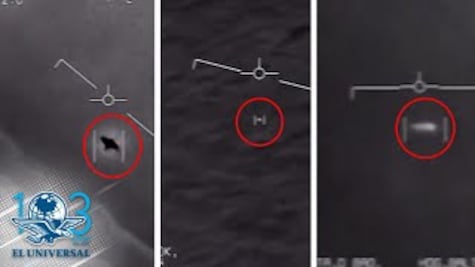 Marina de EU admite haber avistado al menos 3 "ovnis"