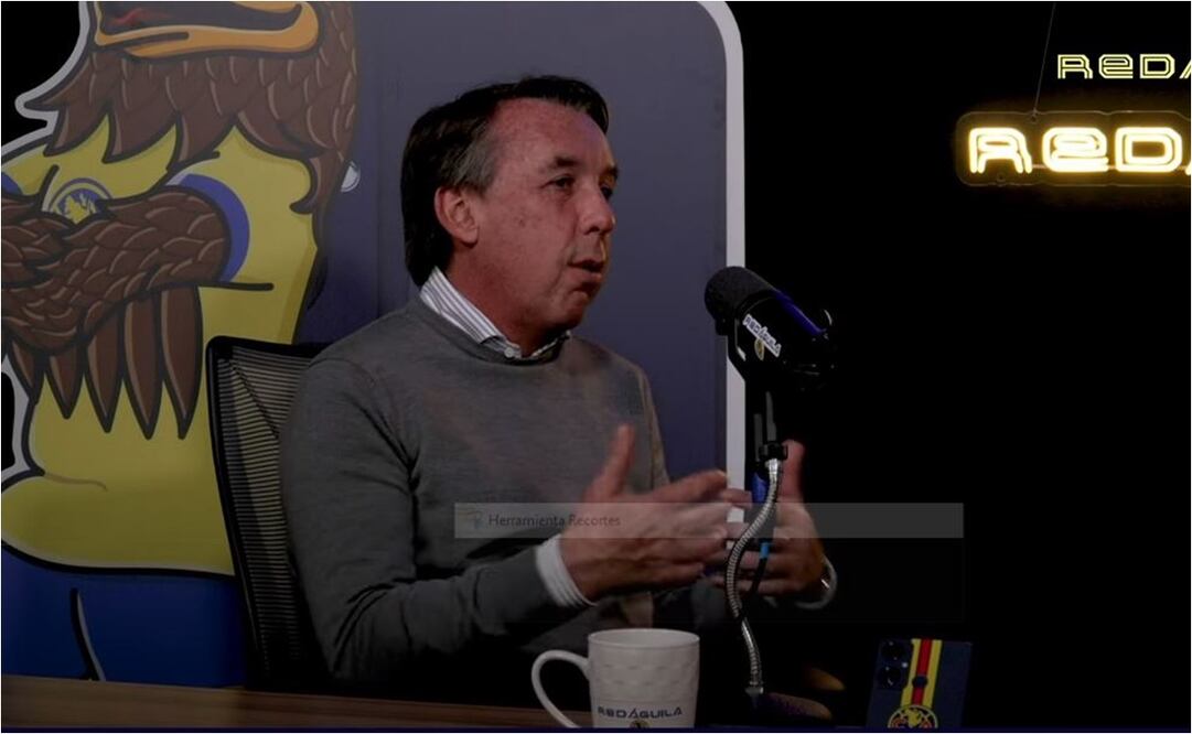 Emilio Azcárraga en entrevista con Red Águila. FOTO: ESPECIAL