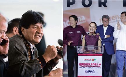 Expresidente de Bolivia, Evo Morales, felicita a Sheinbaum por su candidatura