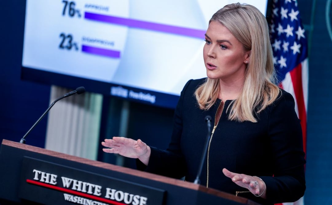 Karoline Leavitt, portavoz de la Casa Blanca. Foto: EFE