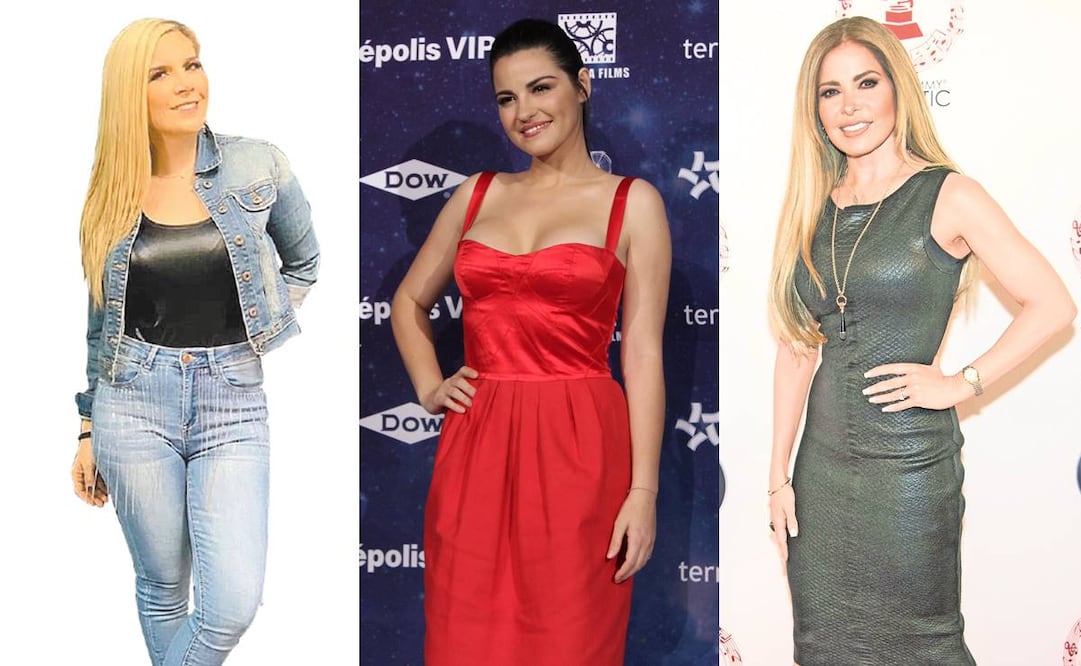 Karla Panini, Maite Perroni y Gloria Trevi. Foto: Archivo/EL UNIVERSAL.