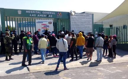 Familiares de pacientes con Covid-19 en hospital de Ecatepec cierran Avenida Central