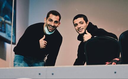 Raúl Jiménez presente en el partido del Wolverhampton