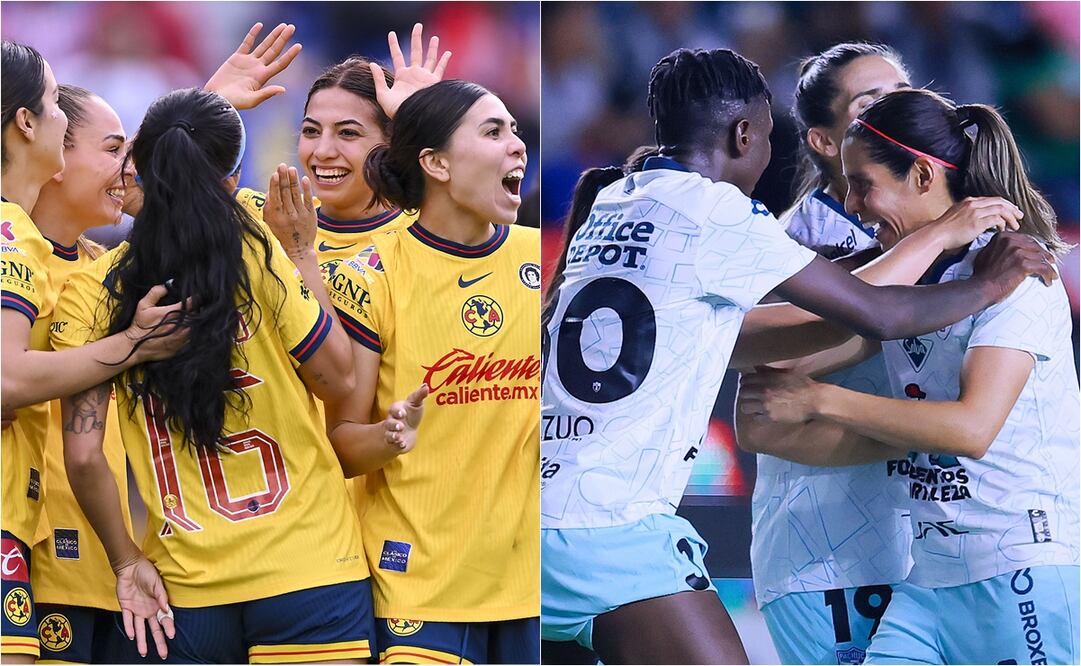 América y Pachuca definirán a las monarcas del torneo Apertura 2025 de la Liga MX Femenil. FOTO: IMAGO7