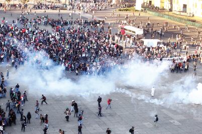 Marcha del 2 de octubre se torna violenta por vándalos