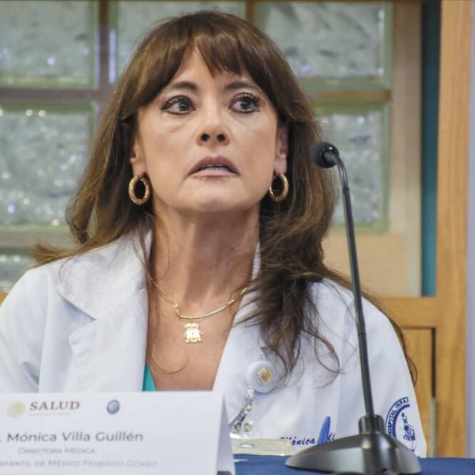 Cubren demanda. Mónica Villa, directora del Hospital Infantil de México Federico Gómez , anunció temprano que IMSS los ayudaría con suministro de metotrexato. CUA RTOSCURO
