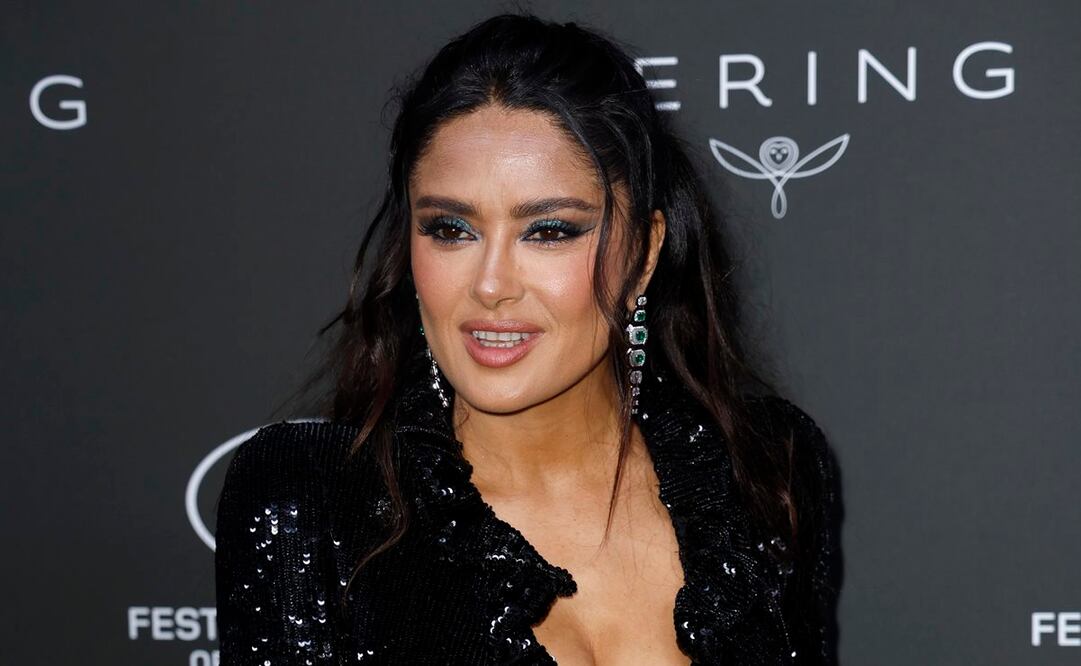 Salma Hayek en Cannes 2023. Foto: EFE.