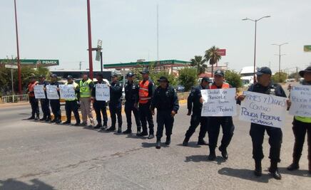Elementos de la Policía Federal se suman a protestas en Oaxaca