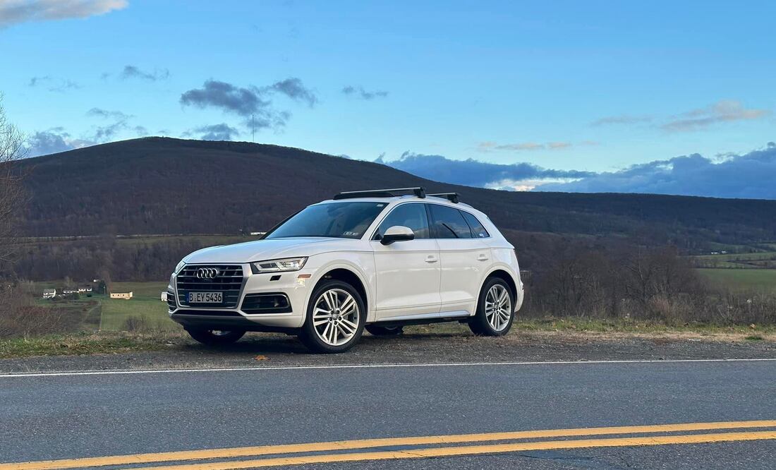 Después de haber chocado en EUA, este Audi Q5 terminó en Polonia.