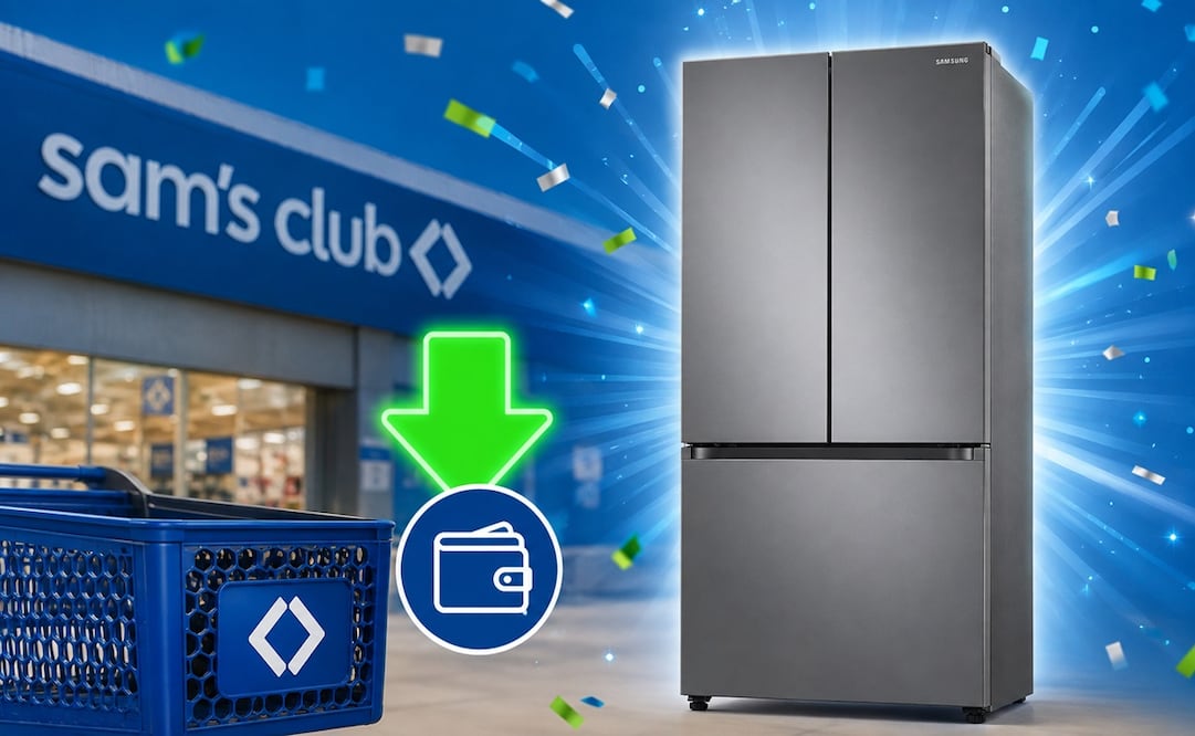 Este refrigerador Samsung también destaca por incorporar funciones enfocadas en el consumo energético. Foto: IA