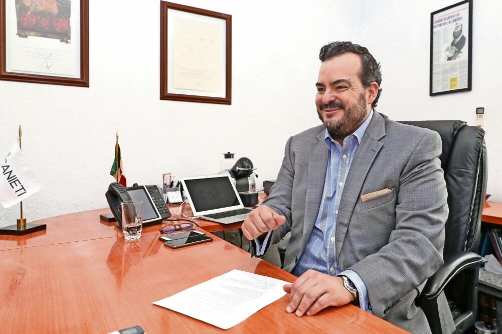 Mario de la Cruz Sarabia, presidente de la Canieti (JUAN CARLOS REYES. EL UNIVERSAL)