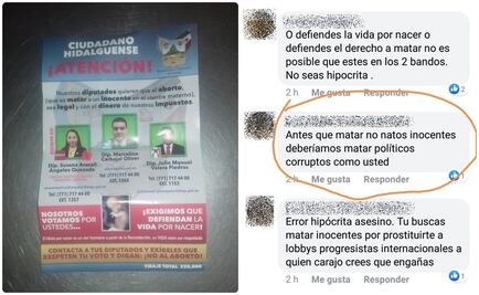 PAN provoca campaña de odio contra diputados que apoyan despenalización del aborto en Hidalgo