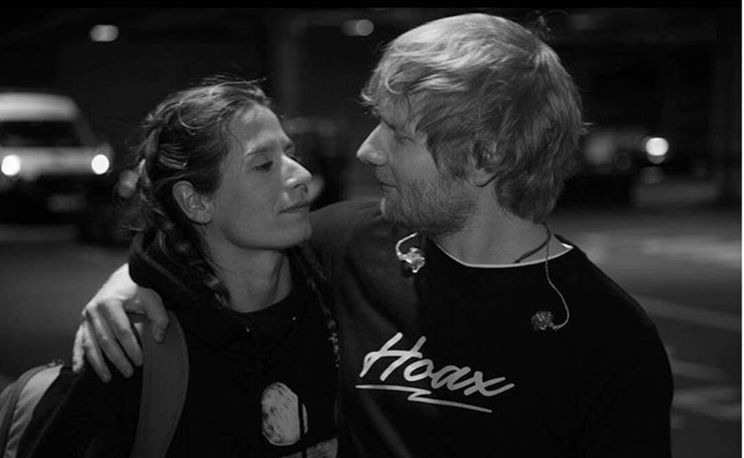 Ed Sheeran y Cherry Seaborn. FOTO: Archivo