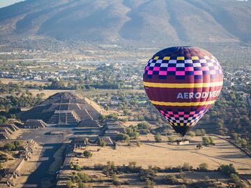 Teotihuacán: cuánto cuesta un vuelo en globo aerostático