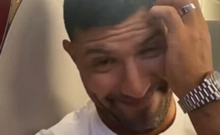 VIDEO: El Kun Aguero viaja a Qatar entre aficionados de Brasil