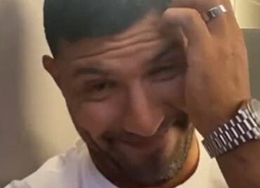 VIDEO: El Kun Aguero viaja a Qatar entre aficionados de Brasil