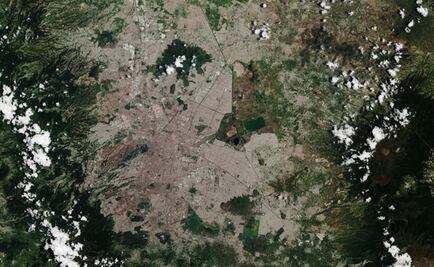 ESA difunde foto satelital de la ciudad de México