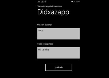 Joven crea aplicación para traducir del español al zapoteco