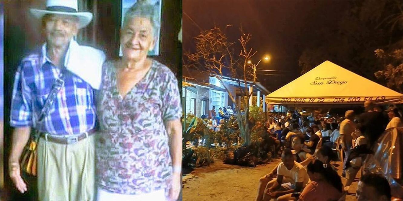 Daniel Muñoz y su esposa María Georgina Muñoz, estuvieron juntos más de 60 años y fallecieron el mismo día. FOTO: JESÚS OVIDIO SALAZAR/FACEBOOK