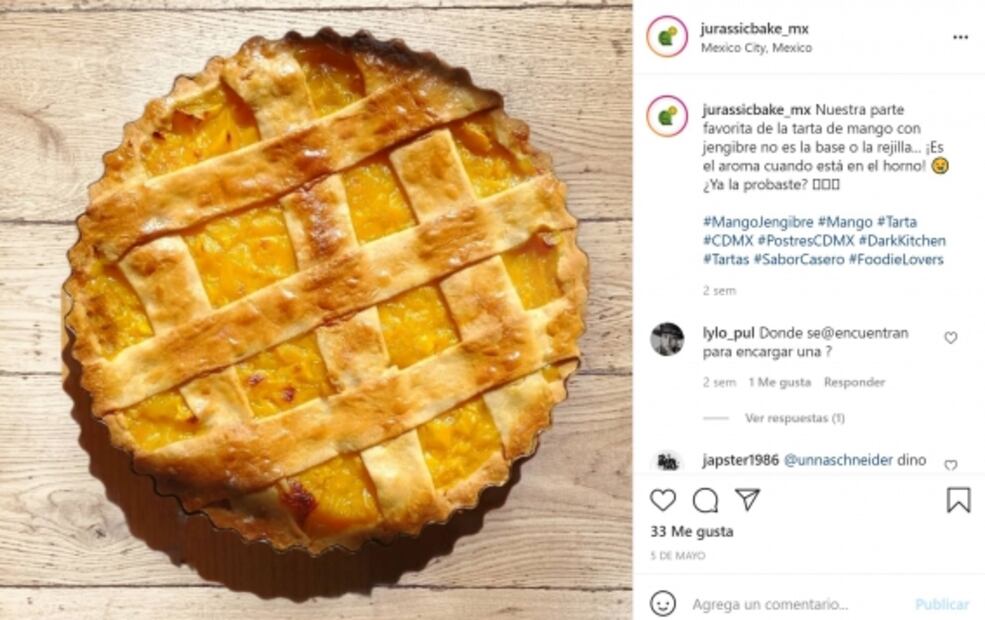 Conoce las tartas horneadas por dinosaurios