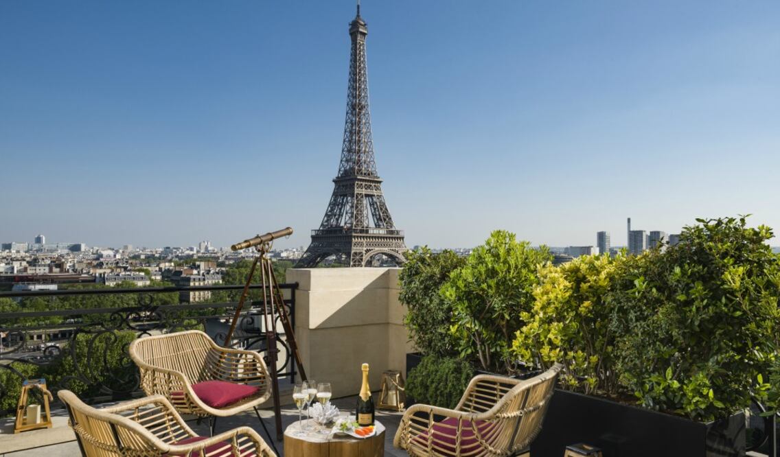 Le Bar à ciel ouvert by Krug tiene capacidad para 30 personas y permanecerá abierto hasta el 7 de octubre. (Foto: Romeo Balancourt)