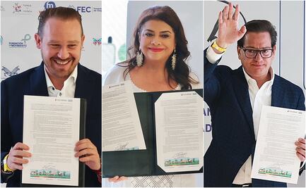Taboada, Brugada y Chertorivski firman Pacto por la Primera Infancia; se comprometen a trabajar por los derechos de la niñez