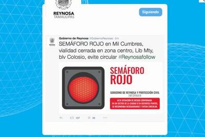 Reportan bloqueos y situación de riesgo en Reynosa