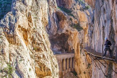 Caminito del Rey te reta a superar el vértigo 