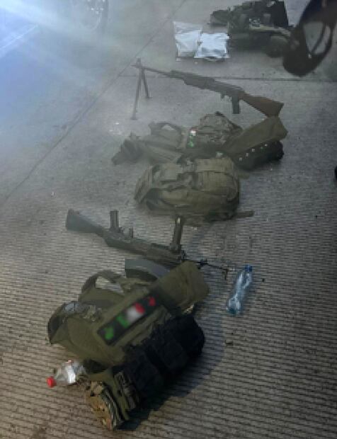 Elementos del Ejército, Guardia Nacional y de la Fiscalía General de la República (FGR) abatieron a uno y detuvieron a cinco presuntos integrantes del Cártel Jalisco Nueva Generación (CJNG). Foto: Especial