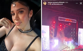 Emma Coronel reaparece en Los Ángeles; causa revuelo su presencia en festival bélico