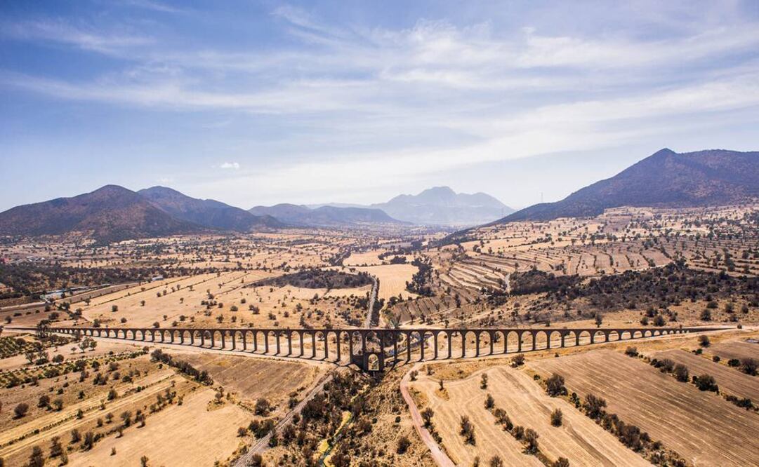 Este complejo posee una elevación (39.65 metros en su arquería principal). (Foto: Gobierno del Estado de México)
