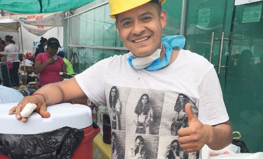 Saúl trabajó en la azotea de este edificio cuatro horas (HORACIO JIMÉNEZ. EL UNIVERSAL)