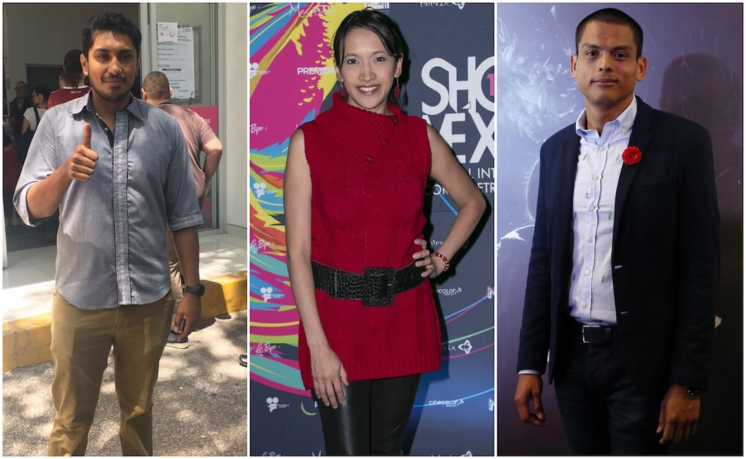 Lilia Mendoza, Tenoch Huerta, Cuauhtli Jiménez. Fotos: Archivo