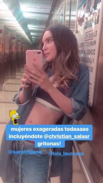 Belinda deslumbra en Instagram con mezclilla y 'bra' deportivo