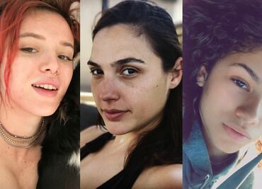 Celebridades que han posado sin una gota de maquillaje