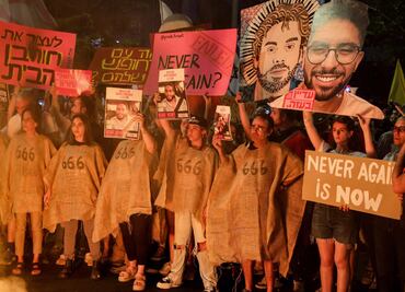 Miles se manifiestan en Tel-Aviv contra el plan israelí de conquistar Gaza; exigen la liberación de rehenes