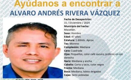 Reportan desaparición del empresario Álvaro Andrés Rivera en Mazatlán; familiares exigen conocer su paradero