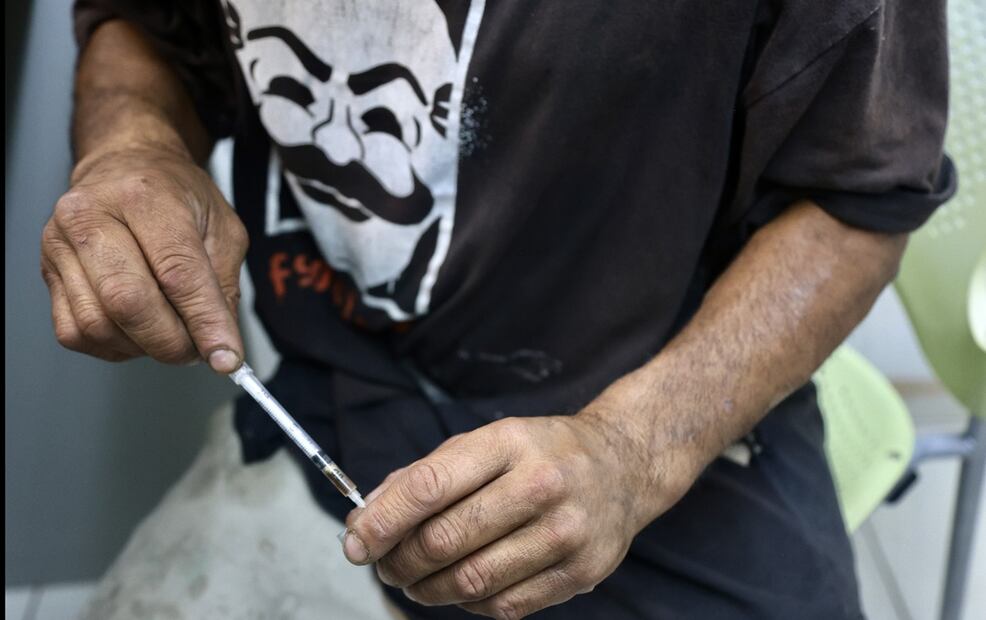 El consumo de fentanilo en la frontera norte del país creció en los últimos dos años entre 15% y 20%, según estimaciones de un centro de rehabilitación para adictos en Sonora. Foto: Valente Rosas/EL UNIVERSAL