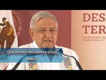 "Si nos paramos por completo vamos a sufrir más", AMLO