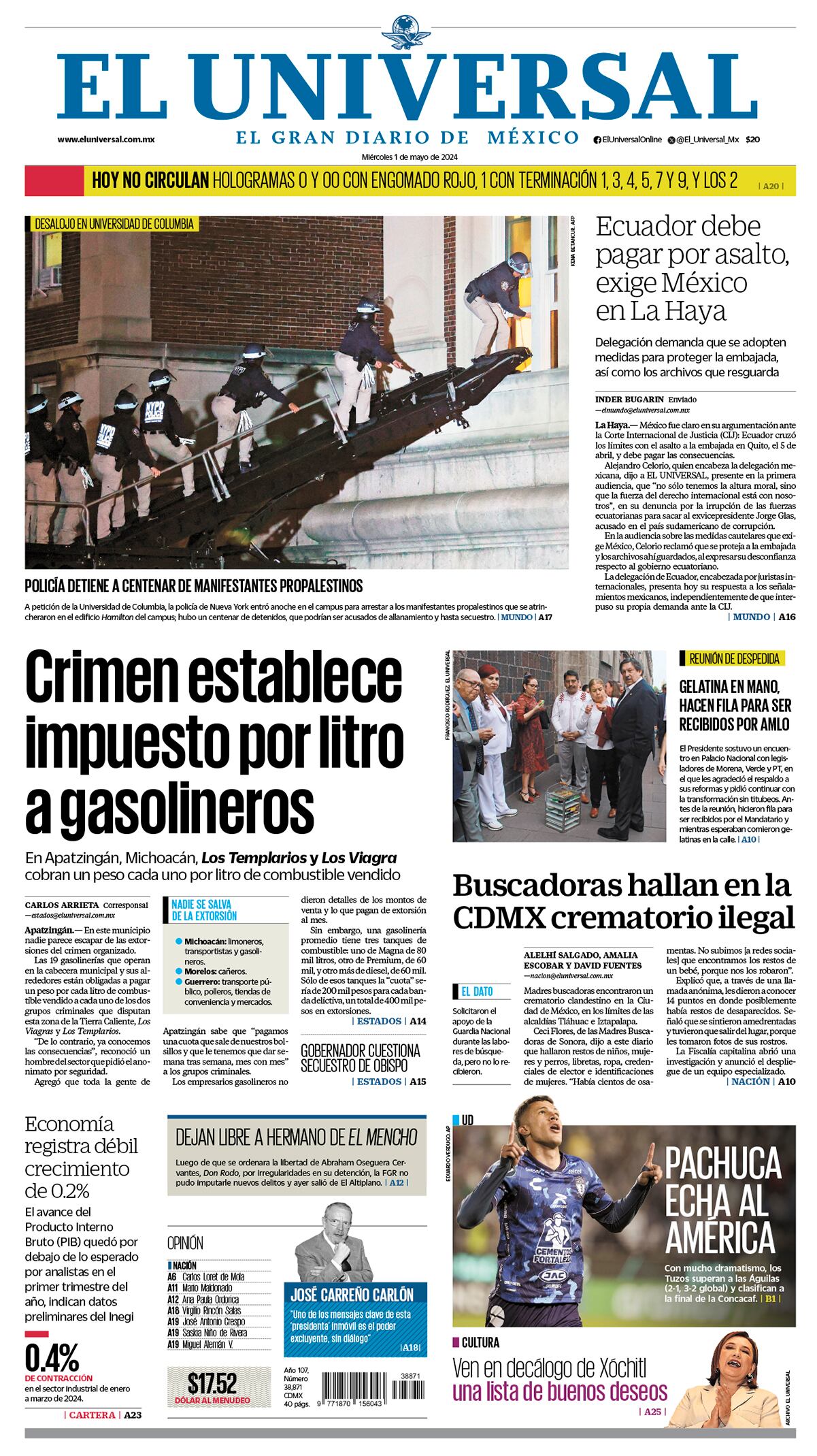 Portada impresa