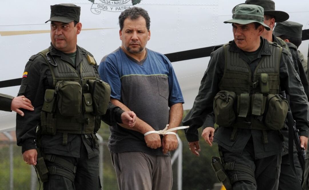 Capo de la droga y líder paramilitar colombiano Daniel Rendón Herrera, conocido como "Don Mario".   Foto: Twitter @AFPespanol