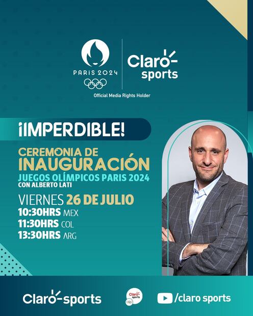 Ve la ceremonia de inauguración desde el canal de YouTube de Claro Sports - Foto: Claro Sports