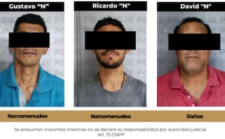 Refuerzan operativos de seguridad en BCS; detienen a tres sujetos por narcomenudeo y aseguran 7 mil dosis de droga
