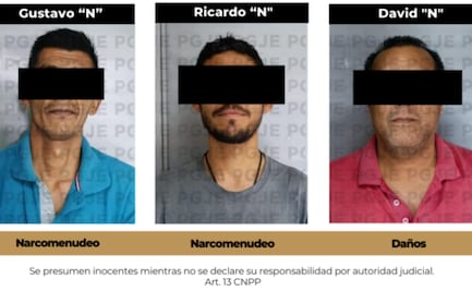 Refuerzan operativos de seguridad en BCS; detienen a tres sujetos por narcomenudeo y aseguran 7 mil dosis de droga