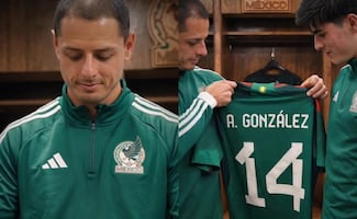 Chicharito comparte emotivo video con la Hormiga González: "La 14 de México queda en las mejores manos" 