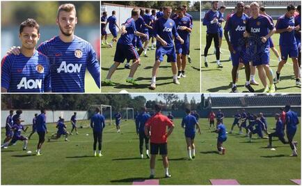 Chicharito se integra a la pretemporada del United