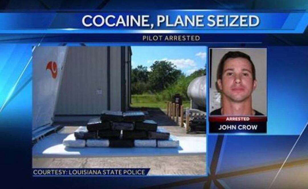 El hijo del pastor Bobby Crow fue detenido cuando aterrizaba en una avioneta en el Aeropuerto Municipal de Thibodaux, Louisiana. (Foto: Especial)