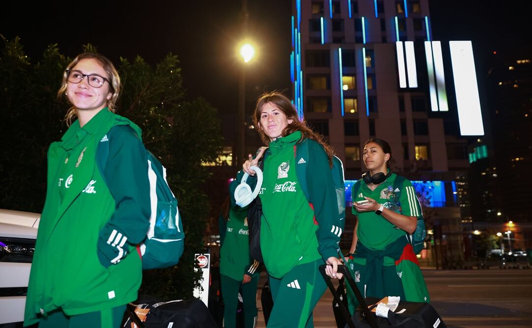 La Selección Mexicana Femenil ya se encuentra en Estados Unidos - Foto: @Miseleccionfem en X