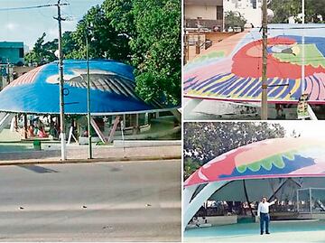 Mala restauración daña un mural